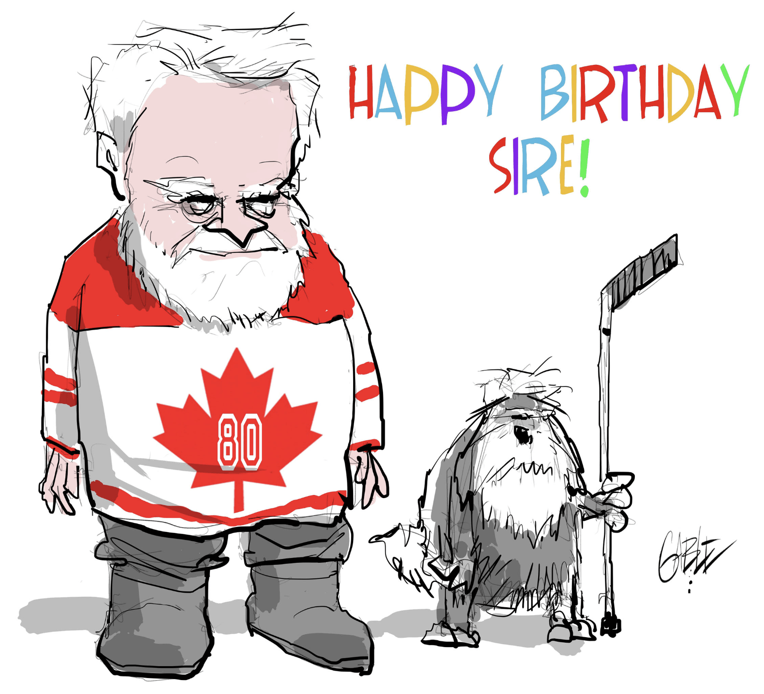 Happy Th Aislin A Fanfare Of Birthday Cartoons For Terry Mosher